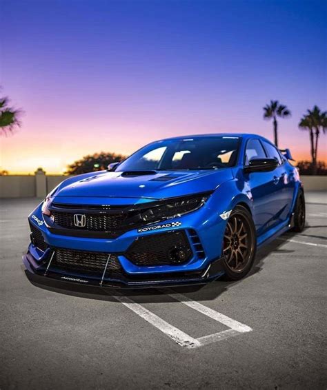 Honda Civic Type R Tuning Blue Honda Civic Sport Honda Civic Type R