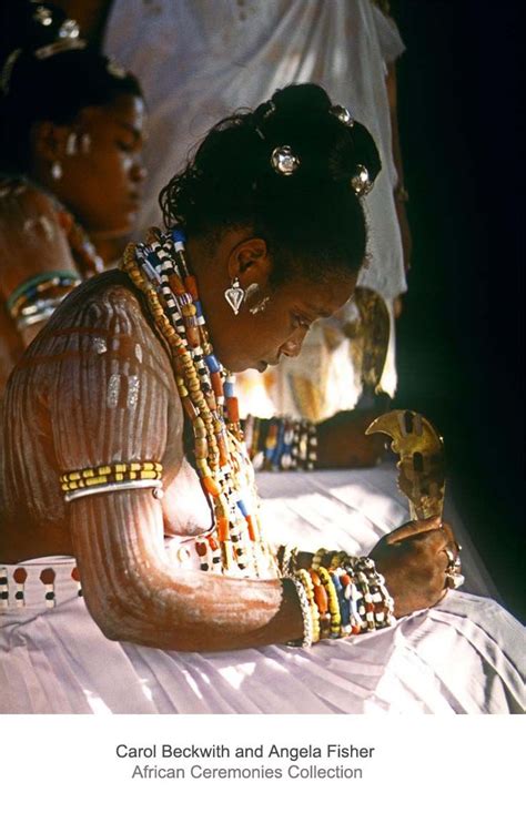 Africa A Priestess Is Initiated At Glidji Togo She Was Called Into