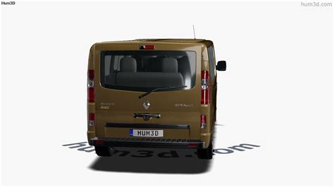 360 View Of Renault Trafic Passenger Van Lwb 2023 3d Model 3dmodels Store