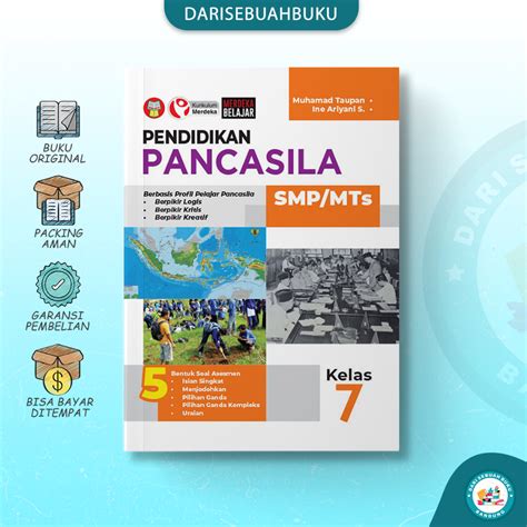 Jual Buku Pendidikan Pancasila Smp Mts Kelas 7 Kurikulum Merdeka Buku Pelajaran Smp Shopee