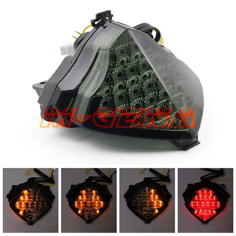 Motorcycle Led Rear Turn Signal Tail Stop Light Lamps Integrated For Yzf1000 Yzf R1 04 05