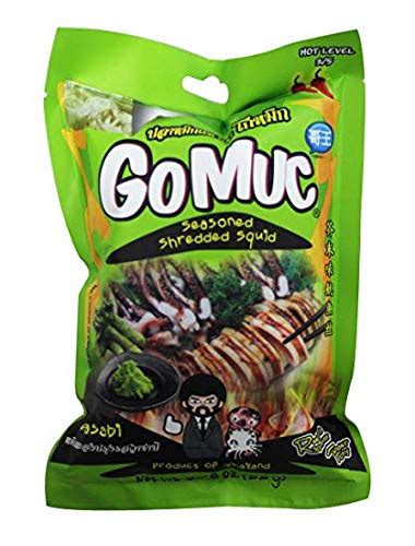 Amazon Gomuc Brand Seasoned Shredded Squid Wasabi Flavour G X