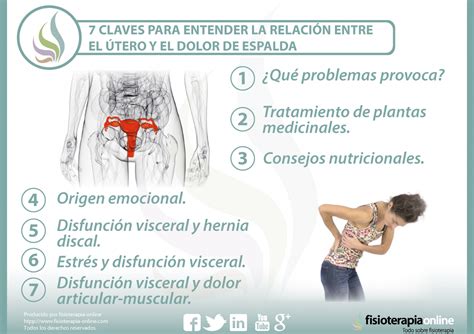 Disfunción de ovario o útero y dolor de espalda Qué relación tienen