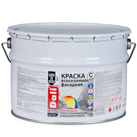Dali Краска всесезонная, цена - купить Дали Краска всесезонная фасадная ...