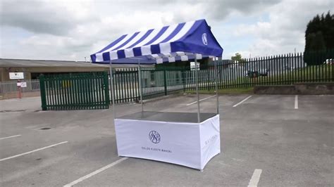 Branded Market Stall Digitally Printed Marketing Gazebo Stall Trade