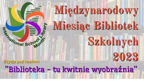 Międzynarodowy Miesiąc Bibliotek Szkolnych 2024 sp80