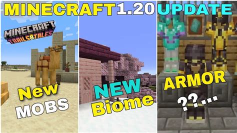 Minecraft Trails Tales Update Everything Explained New Biomes