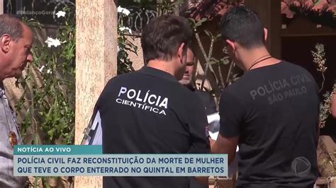 Caso Nilza Pol Cia Faz Reconstitui O De Morte De Idosa Enterrada No