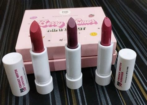 Lipsticks Myglamm POPxo Makeup Mini Lip Kit Berry Armour Freeup