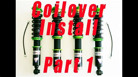 Coilovers Install Pt 1 Youtube