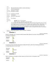 Bio U Ass Docx User Course Test Started Submitte D Due Date Status