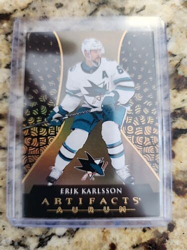 Upper Deck Artifacts Aurum Erik Karlsson San Jose Sharks