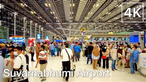 Suvarnabhumi Airport K Walking Tour At Bangkok International Airport