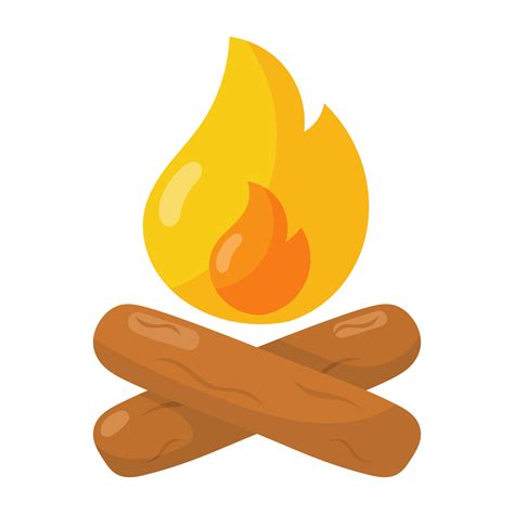 Cartoon Bonfire Icon Png