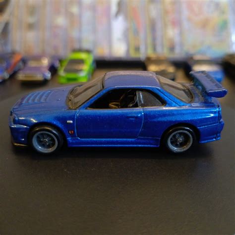 Hot Wheels Nissan Skyline Gt R R Retro Fnf Premium Hobbies Toys Toys Games On Carousell
