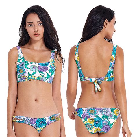 Wholesale Designer Bathing Suits For Women All Over Printed Sexy Bikini Swimwear Bikini And