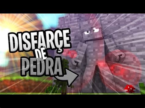 Minecraft Disfarce De Pedra Esconde Esconde Youtube