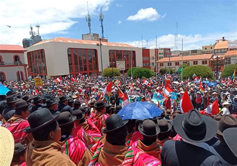 Miles De Aymaras Llegan A Puno Para Reiniciar Paro Indefinido Y Exigir