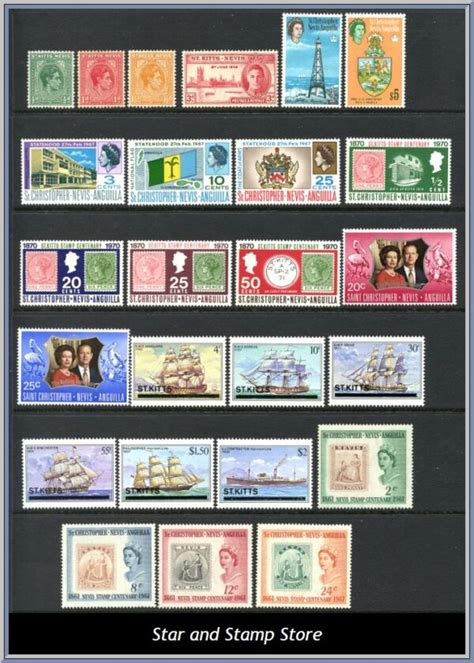 St Christopher Nevis Anguilla Lot Felfria M Rken Star And Stamp Store