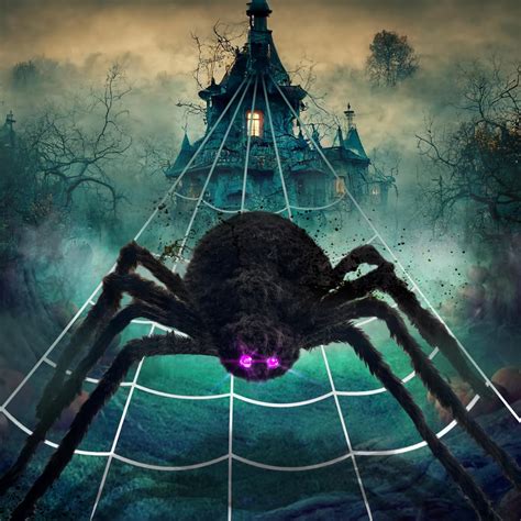 Amazon Snailm Joy Giant Halloween Spider Web Decorations