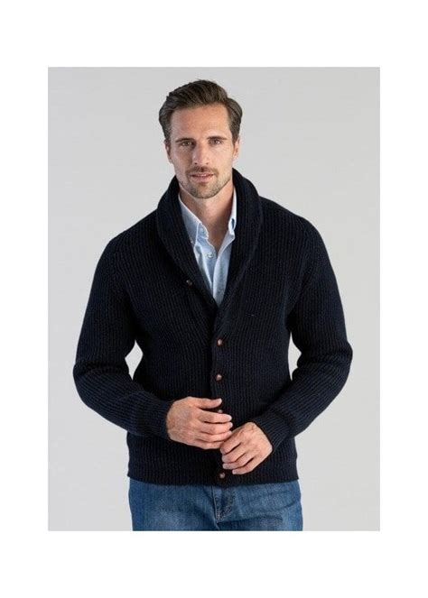 William Lockie Lambswool Windsor Shawl Jacket Mens From Humes Outfitters