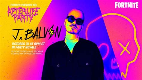 Fortnite Concierto De J Balvin Hora Y Fecha Del Evento De Halloween