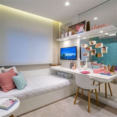 Quarto De Menina Adolescente - Quartos Adolescentes Para Projetos De Meninas Quarto Adolescente: +95