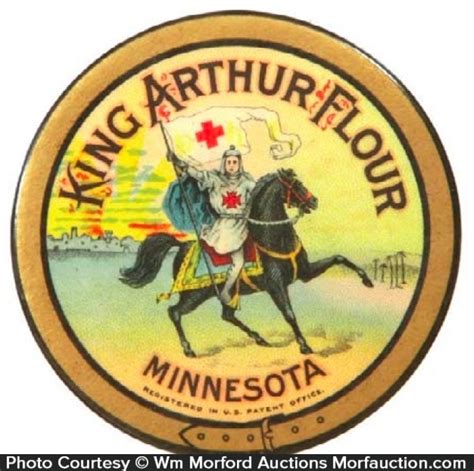 King Arthur Flour Mirror • Antique Advertising