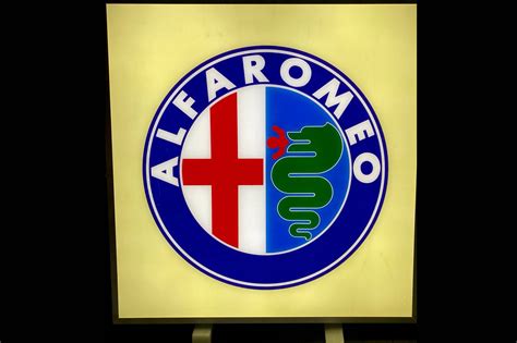 Illuminated Alfa Romeo Dealership Sign X Pcarmarket