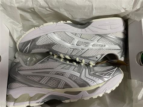 JJJJound x ASICS Gel Kayano 14 Silver White US 9 5 男裝 鞋 波鞋 Carousell