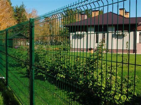 Металлический забор из сварной 3D сетки 2,03x2,5м с полимерным ...