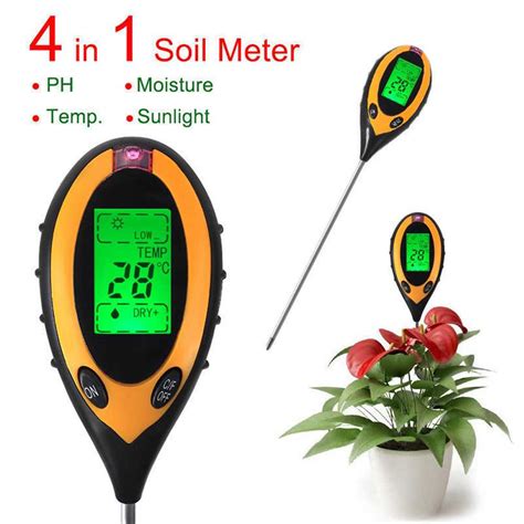 Jual Alat Pengukur Ph Tanah Ph Meter Tanah Digital Soil Analyzer Tanah