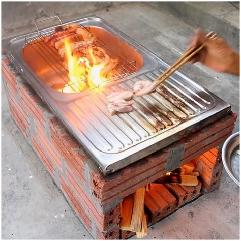 MetDaan DIY The Making Of A Wooden Stove From A Sink And Cement