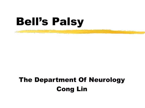 Ppt Bells Palsy Powerpoint Presentation Free Download Id3778395