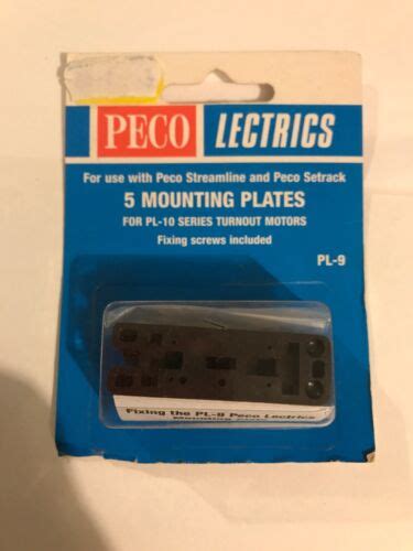 Peco PL 9 5 Mounting Plates Gravesend Model Centre