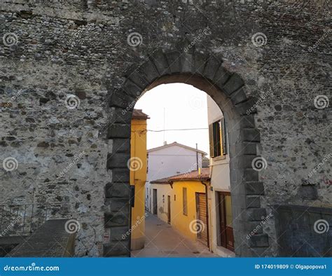 Campi Bisenzio Italy Medieval Door Of St Stephen Porta Santo Stefano