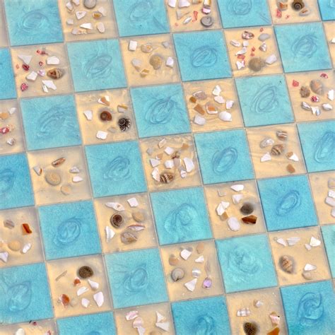 Resin Chess Set Themed Chess Set Beach Themed Chess Set Ocean Themed