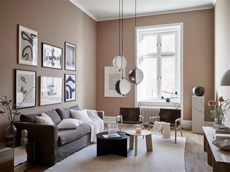Beautiful Nude Pink Living Room COCO LAPINE DESIGNCOCO LAPINE DESIGN