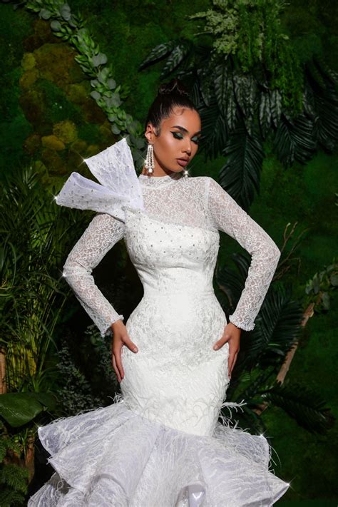 Lace Mermaid Bridal Gown – Walone LLC