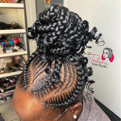 Pin By Taleni On Up Do Braids Bola Cornrows In Cornrows