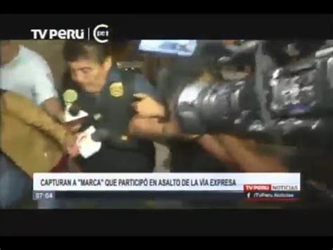 V A Expresa Pnp Captura A Uno De Los Delincuentes Youtube