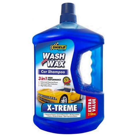 Shield X TREME Wash Plus Wax Car Shampoo NeatStore NG