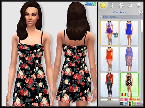 Sims 4 Floral Dress CC (All Free To Download) – FandomSpot