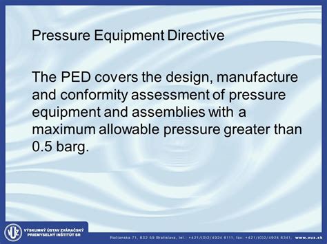 Standards For Pressure Equipments General European Directives And