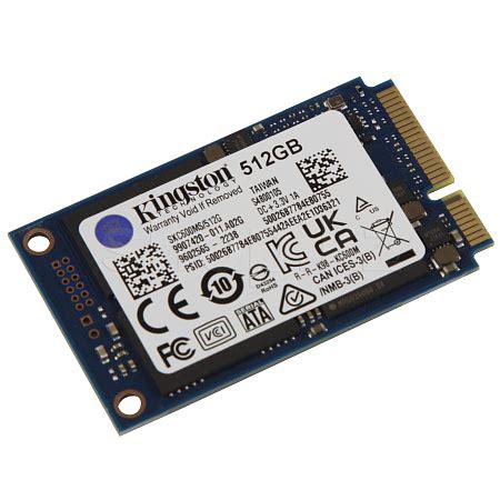 ᐈ SSD накопитель 512 GB Kingston KC600 SKC600MS 512G mSATA SATA III