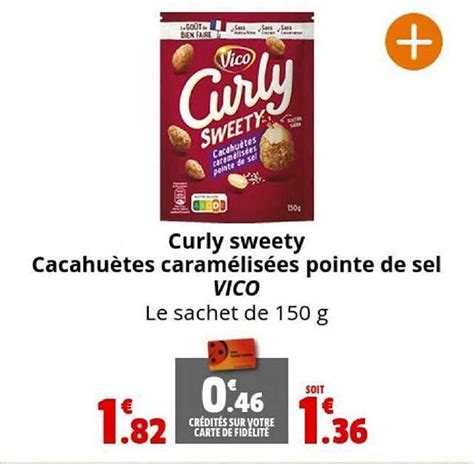 Promo Curly Sweety Cacahu Tes Caram Lis Es Pointe De Sel Vico Chez