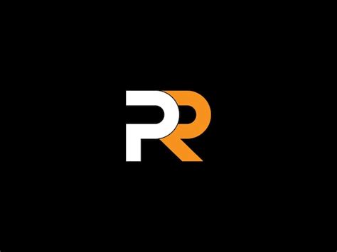 Design De Logotipo De Rp Vetor Premium