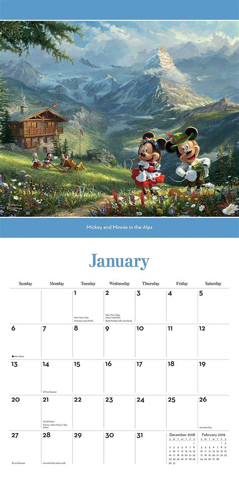 Thomas Kinkade Studios Disney Dreams Collection Mickey And Minnie