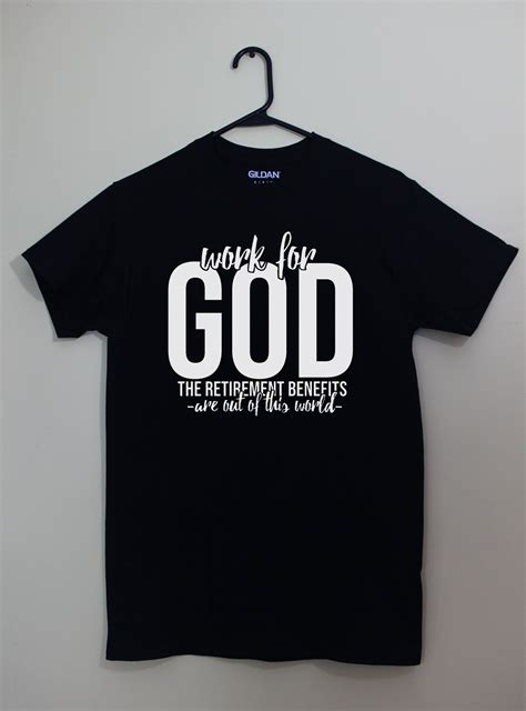 Work For God Shirt Bible Verse Christian Biblical Tshirt Tee Etsy