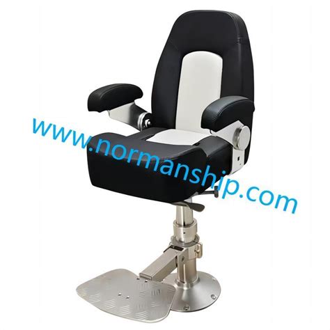 High Resilience Sponge Marine Pilot Seat With Foldable Pedal China